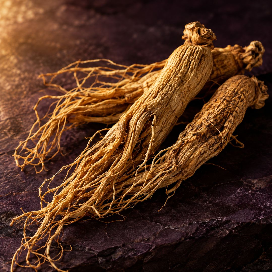 Akar ginseng kering